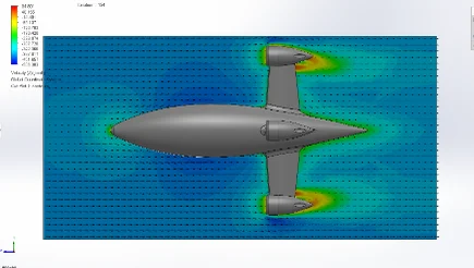 Flow simulation without motor caps